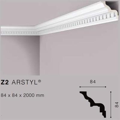 ARSTYLZ2 CORNICE IN POLIURETANO MT.2 84x84 cf.20 mt.