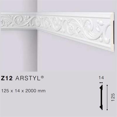 ARSTYLZ12 CORNICE IN POLIURETANO MT.2 125x14 cf.30 mt.