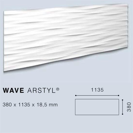 ARSTYLWAVE WALLPANELS 3D POLIURETANO cf.7 pz.