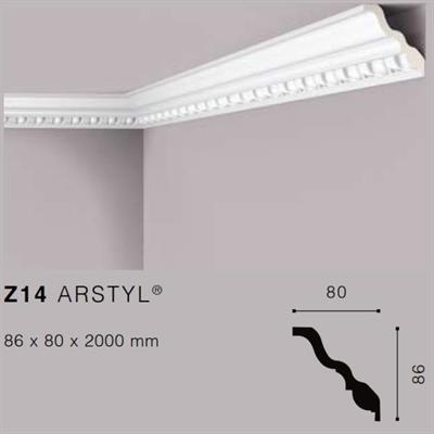 ARSTYLZ14 CORNICE POLIURETANO MT.2 86x80 cf.60 pz.