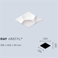 ARSTYLRAY WALLTILES 3D POLIURETANO 320x550x33 cf.6 pz.