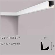 ARSTYLIL5 CORNICE POLIURETANO MT.2 50x50 cf.36 mt.
