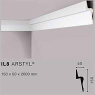 ARSTYLIL8 CORNICE POLIURETANO MT.2 150x50 cf.14 mt.