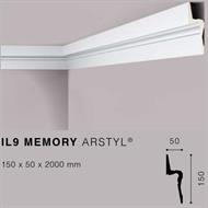 ARSTYLIL9 MEMORY CORNICE POLIURETANO MT.2 150x50 cf.16 mt.