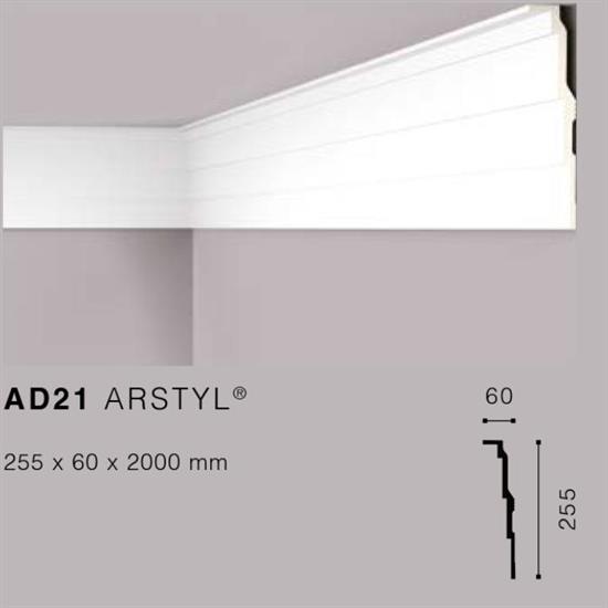 ARSTYLAD21 CORNICE IN POLIURETANO MT.2 255x60 cf.24 mt.