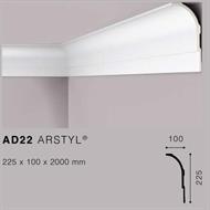 ARSTYLAD22 CORNICE IN POLIURETANO MT.2 225x100 cf.20 mt.