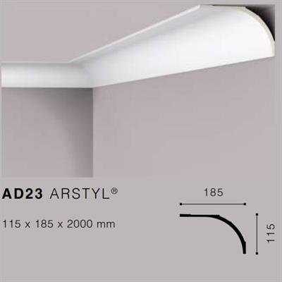 ARSTYLAD23 CORNICE IN POLIURETANO MT.2 185x115 cf.26 mt.