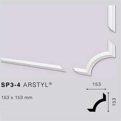 ARSTYLSP3-4 SET 4 ANGOLI IN POLIURETANO 153x153