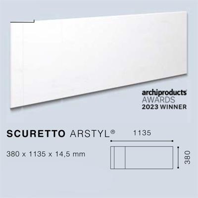 ARSTYLSCURETTO PANNELLO POLIURETANO 380x14,5x1,4mt cf.9 pz.