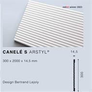 ARSTYLCANELE'S PANNELLO POLIURETANO 3D 300x14,5x2mt cf.6 pz.