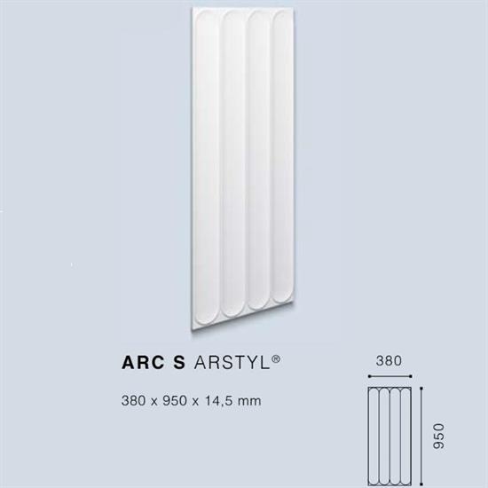 ARSTYLARC SPANNELLO POLIURETANO 3D 380X14,5X95cm cf.9 pz.