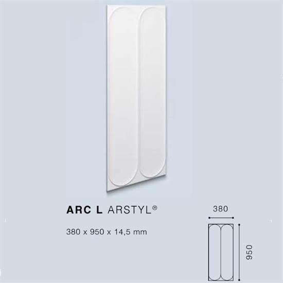 ARSTYLARC L PANNELLO POLIURETANO 3D 380x14,5x95cm cf.9 pz.