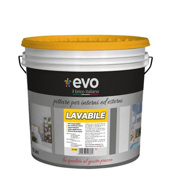 EVO IDROPITTURA LAVABILE LT.4