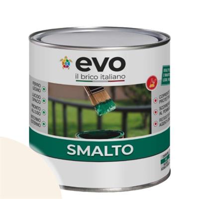 EVO SMALTO BIANCO PERLA RAL1013 ML.750