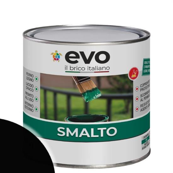 EVO SMALTO NERO LUCIDO ML.750