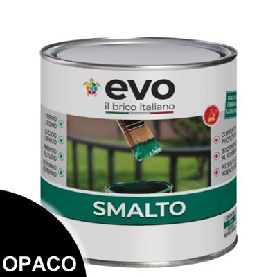EVO SMALTO NERO OPACO ML.750