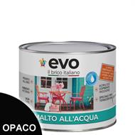 EVO SUPER SMALTO ALL'ACQUA NERO OPACO ML.500