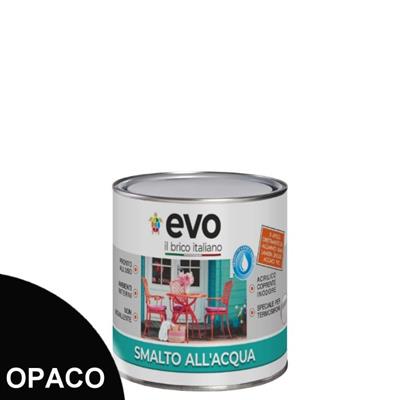 EVO SUPER SMALTO ALL'ACQUA NERO OPACO ML.125