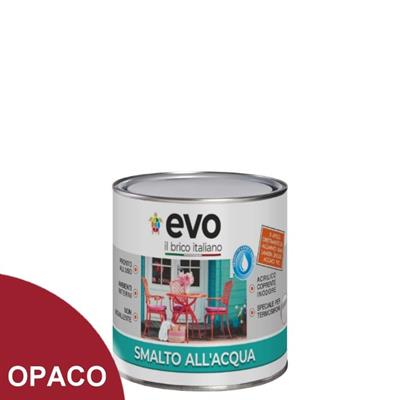 EVO SUPER SMALTO ALL'ACQUA ROSSO OPACO ML.125