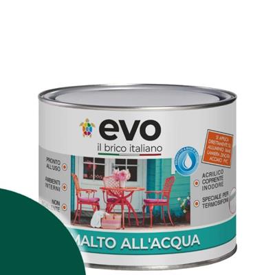 EVO SUPER SMALTO ALL'ACQUA VERDE LUCIDO ML.500