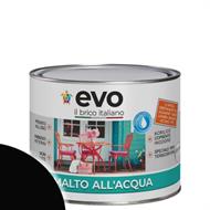 EVO SUPER SMALTO ALL'ACQUA NERO LUCIDO ML.500