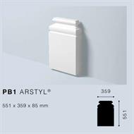 ARSTYLPB1 BASE x PILASTRO 359x551x85 mm.