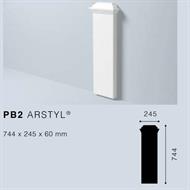 ARSTYLPB2 BASE x PILASTRO 245x744x60 mm.