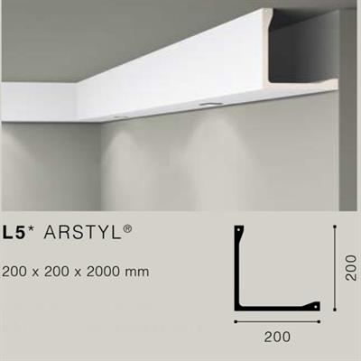 ARSTYLL5 PROFILO POLIURETANO MT.2 200x200 cf.6 mt.