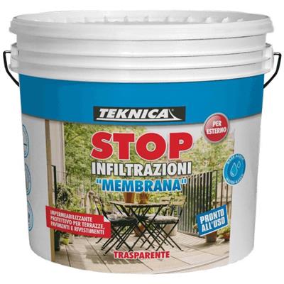 STOP INFILTRAZIONI MEMBRANA TRASPARENTE LT.10