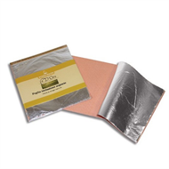 FOGLIA IMITAZIONE ARGENTO 14x14 LIBRETTO PZ.25