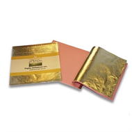 FOGLIA IMITAZIONE ORO 14x14 LIBRETTO PZ.25