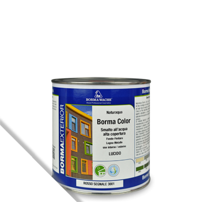 BORMA COLOR SMALTO ALL'ACQUA BIANCO 50 LUCIDO ML.125