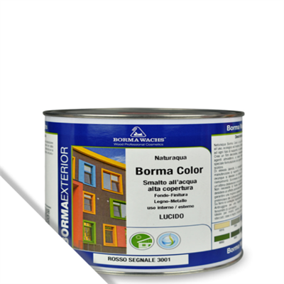 BORMA COLOR SMALTO ALL'ACQUA BIANCO 50 LUCIDO ML.375