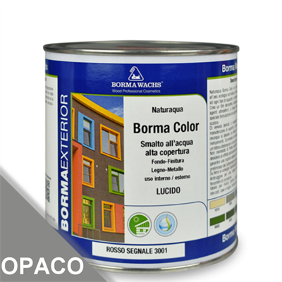 BORMA COLOR SMALTO ALL'ACQUA GRIGIO FERRO OPACO ML.750