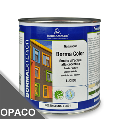 BORMA COLOR SMALTO ALL'ACQUA ANTRACITE OPACO ML.750