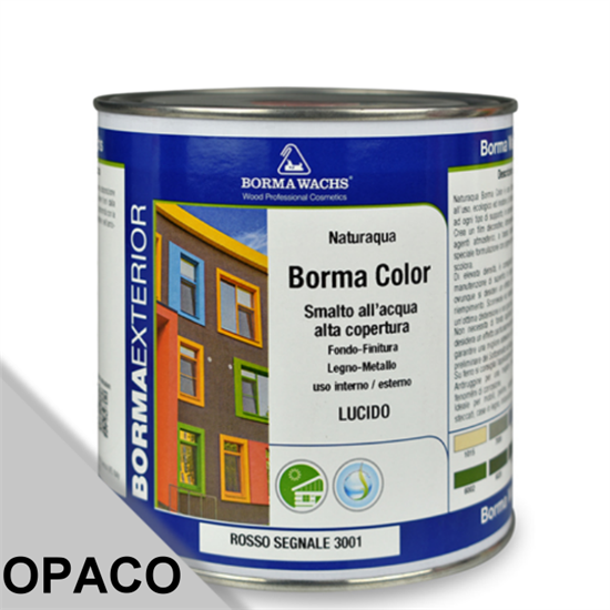 BORMA COLOR SMALTO ALL'ACQUA GRIGIO LUCE OPACO ML.750