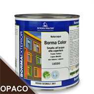 BORMA COLOR SMALTO ALL'ACQUA MARRONE OPACO ML.750