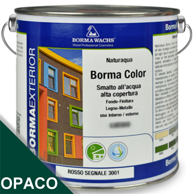 BORMA COLOR SMALTO ALL'ACQUA VERDE OPACO LT.2,5