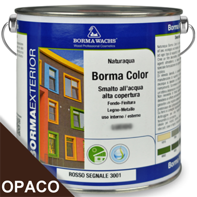 BORMA COLOR SMALTO ALL'ACQUA MARRONE OPACO LT.2,5