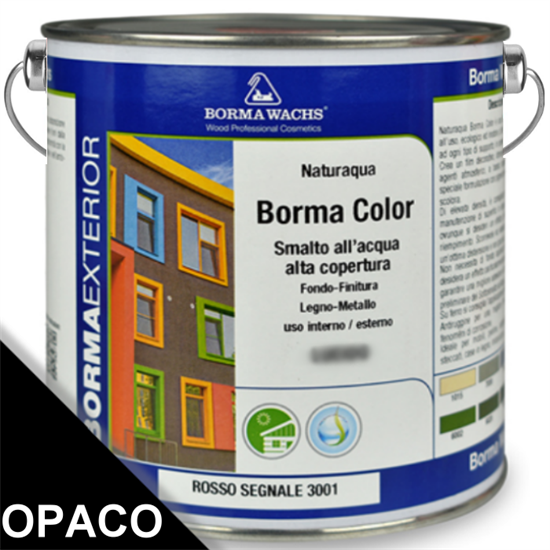 BORMA COLOR SMALTO ALL'ACQUA NERO OPACO LT.2,5