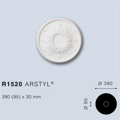 ARSTYLR1520 ROSONE IN POLIURETANO DIAMETRO cm.39 cf.3 pz.