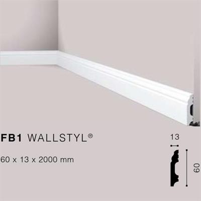 WALLSTYLFB1 BATTISCOPA HDPS MT.2 60x13 cf.34 mt.