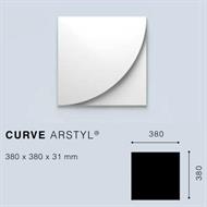 ARSTYLCURVE WALLTILES 3D POLIURETANO 380x380x31 cf.6 pz.