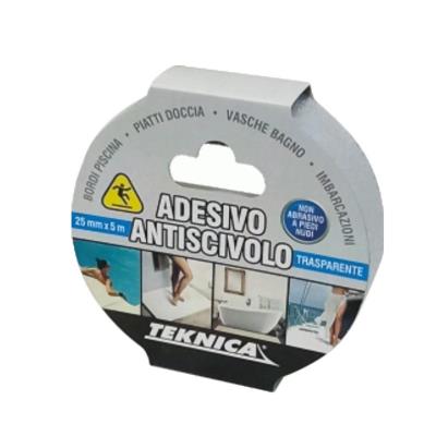 NASTRO ANTISCIVOLO TRASPARENTE 25x5 NAUTICA & DOCCIA