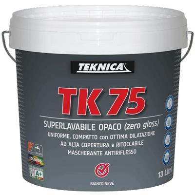 TK75 SUPERLAVABILE OPACO (ZERO GLOSS) LT.13