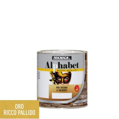 ALPHABET ORO RICCO PALLIDO SOLVENTE INTERNI ML.125