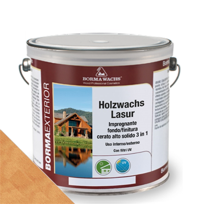 HOLZWACHS LASUR FONDO/FINITURA ROVERE LT.2,5