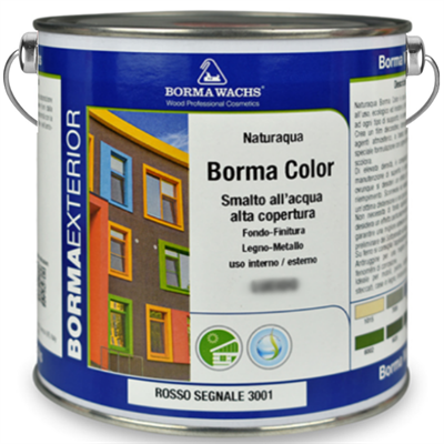 BORMA COLOR SMALTO ACQUA OPACO BASE COLORI SCURI LT.2