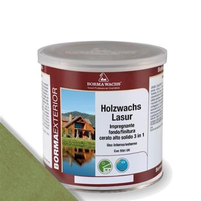 HOLZWACHS LASUR FONDO/FINITURA VERDE PINO ML.750