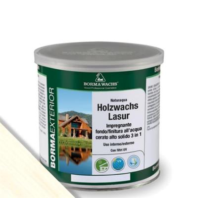 NATURAQUA HOLZWACHS LASUR BIANCO ML.750